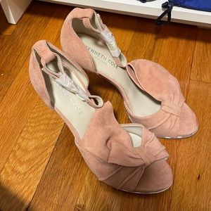 Kenneth Cole Pink suede heels